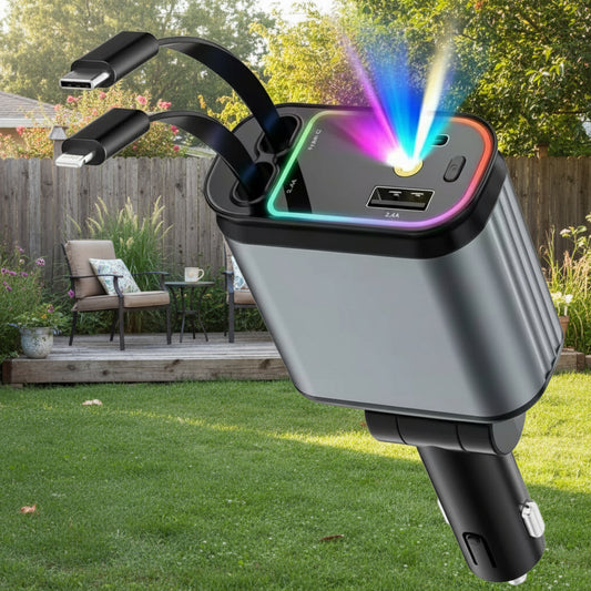 Retractable Charger For Automobiles